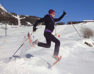 Raquetas de nieve con clase en Bardonecchia duranle 6 horas