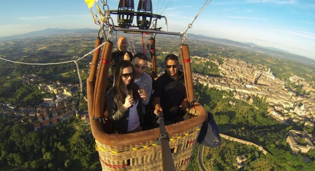  Brindisi en globo aerostático