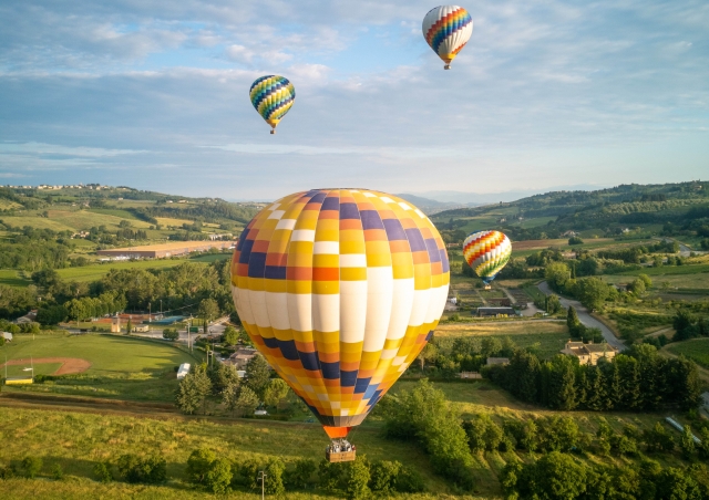 Volando en Toscana 