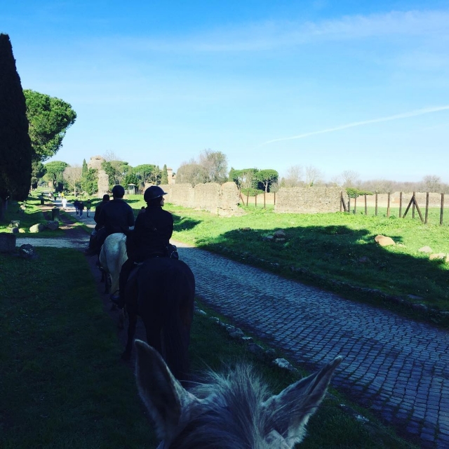 A caballo en el corazón de Roma