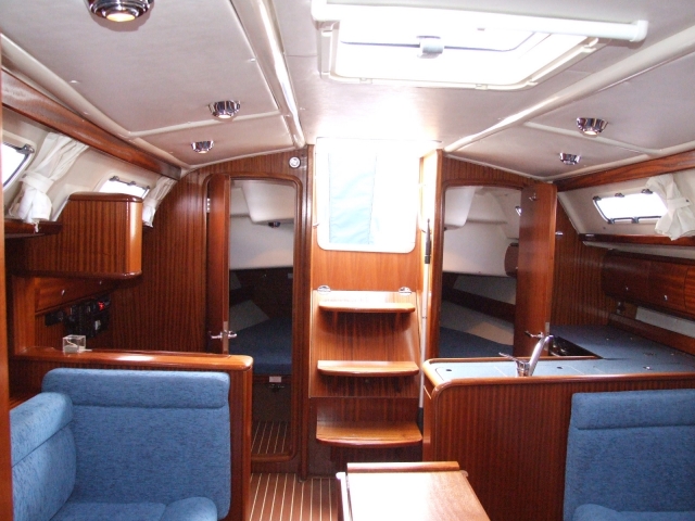 Interior del barco 