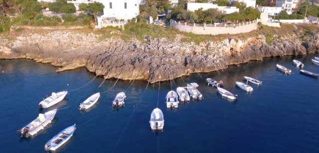 En barco en Santa Maria di Leuca