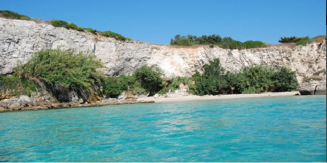 Playas doradas en Otranto