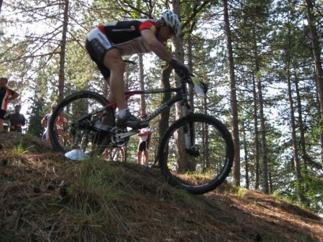 En el Pollino en bicicleta de cerro 