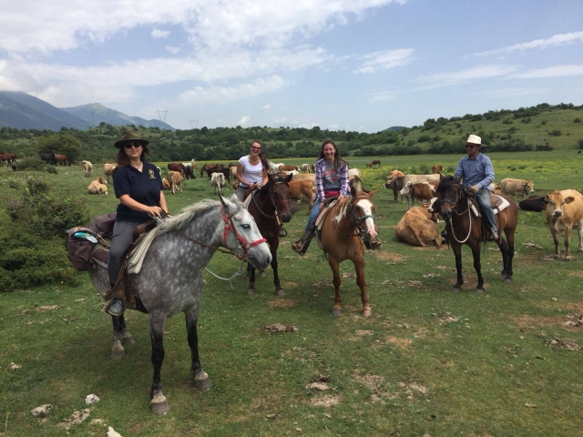  Galopando en Castel di Sangro 