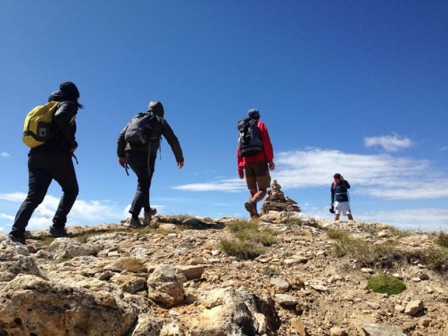  trekking en grupo