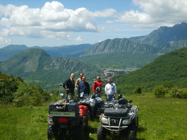  Vista de la excursión en cuatrimoto Val Cocchiera 