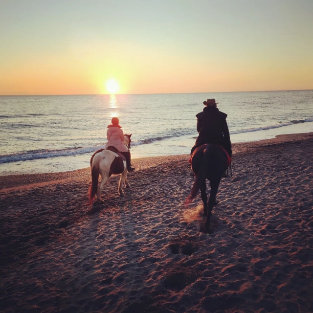  Atardecer en el horizonte