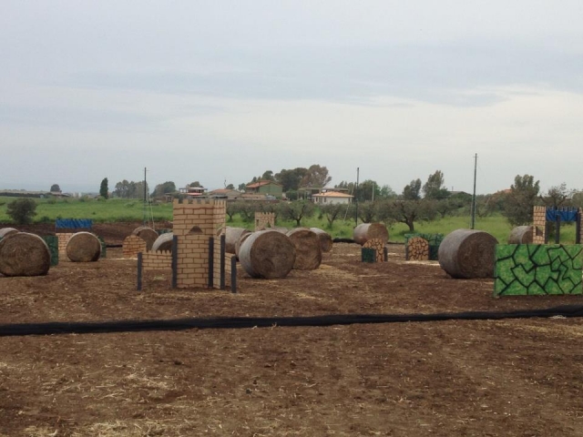 escenario de campo de arena 