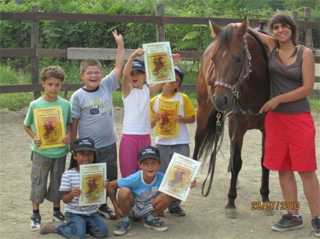 Campamento de verano de equitación para niños en Turín