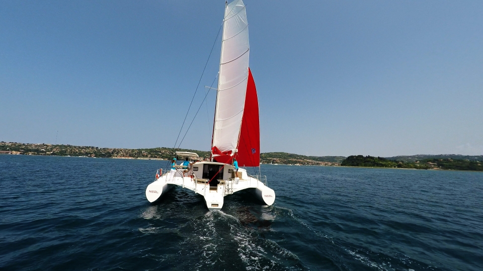En barco en el Golfo de Squillace En barco en el Golfo de Squillace