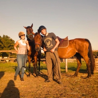 Escapada romántica a caballo + aperitivo Ostia Antica 2G