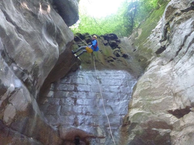 Rappel desde arriba 