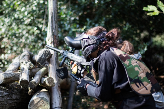  El equipo de paintball