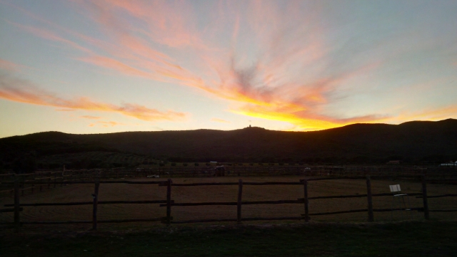  atardecer en Maremma 