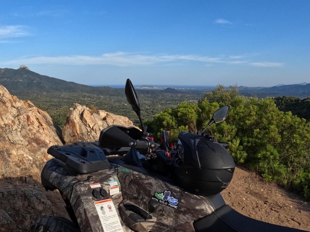Vista increíble del interior de Cerdeña