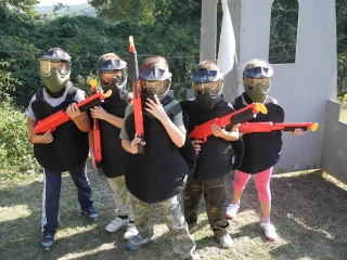 Día D de gotcha para chavos (1,5 h), Civitella S. Paolo