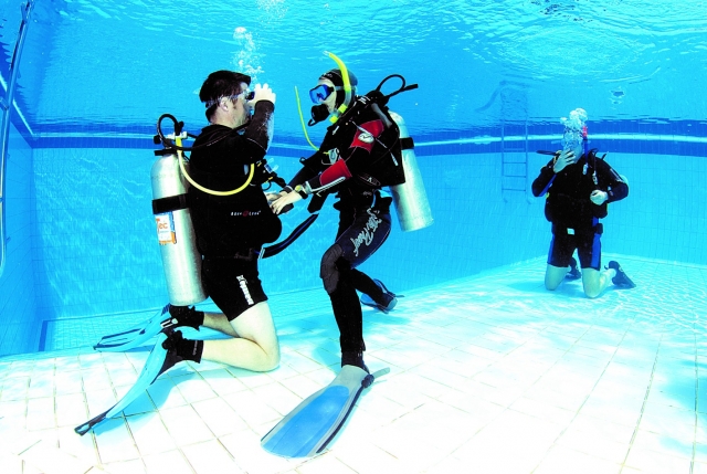 Entrenamiento en alberca