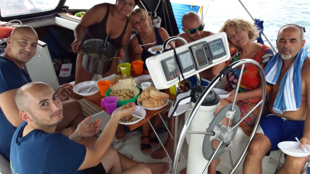  En un crucero