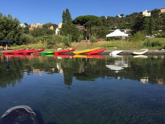 Nuestros kayaks listos 