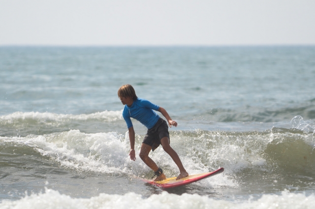 En el surf 