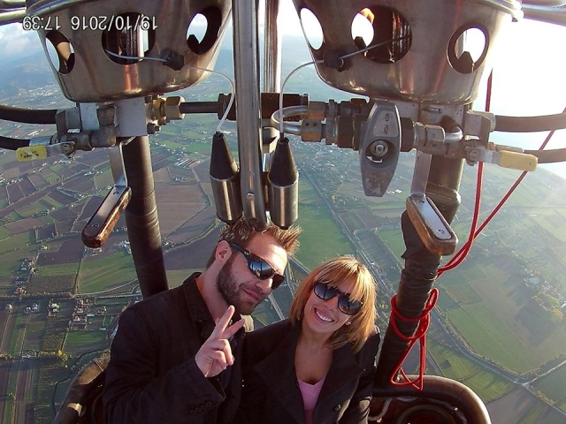 Vuelo romántico en globo aerostático