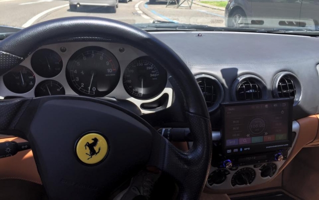  En el Ferrari 