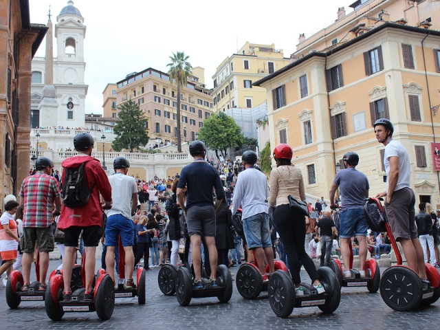  Piazza di Spagna en segway 