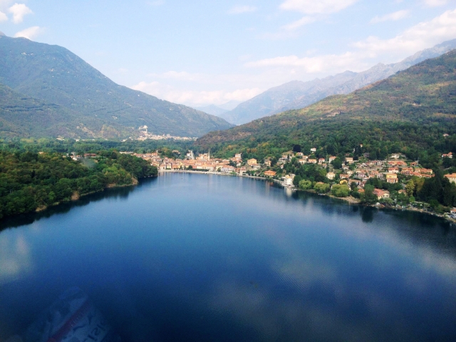  Espectacular vista desde el helicóptero en el lago