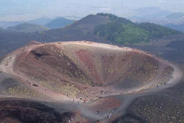 Uno de los crátes extintos que se pueden visitar