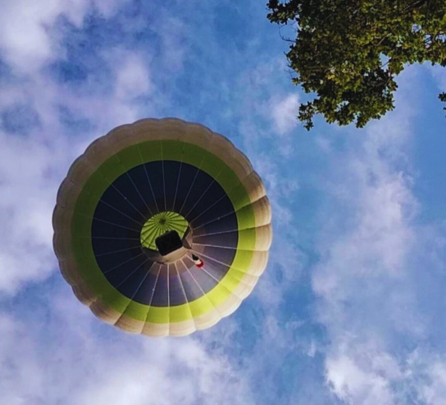 Sobrevolando la campiña lombarda 