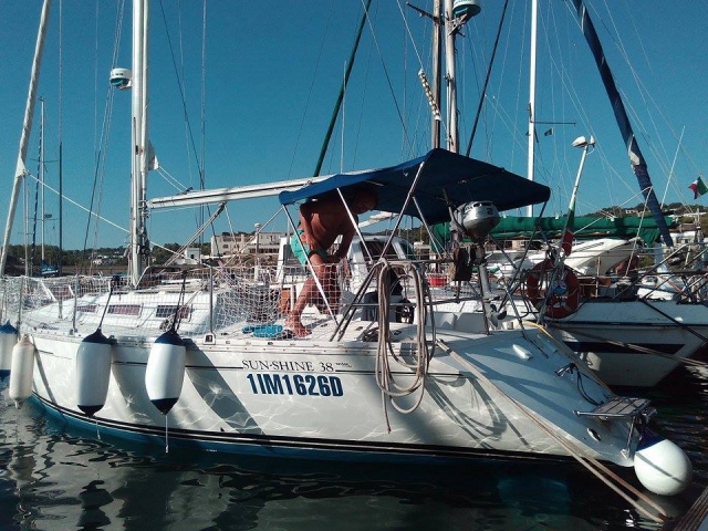  El barco en el puerto 