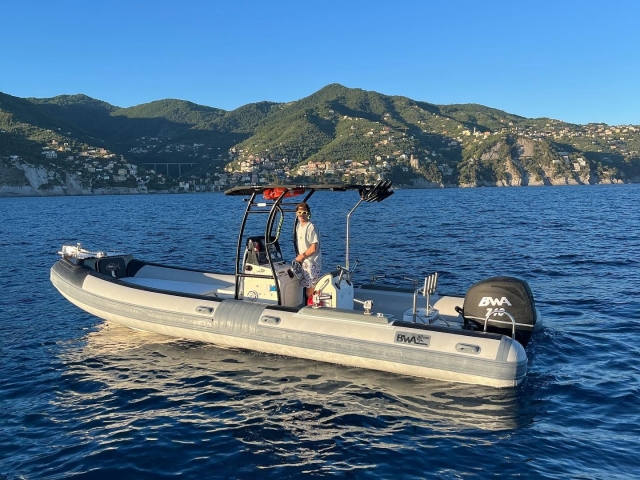 En bole por las aguas de Liguria 
