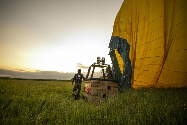  el globo aerostático casi listo 