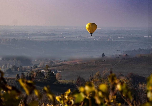 Volando sobre las Langhe