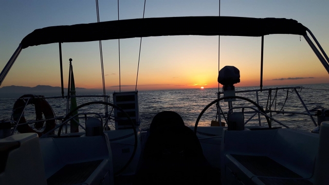 Al atardecer 