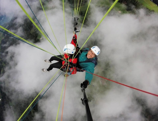  Parapenle en vuelo