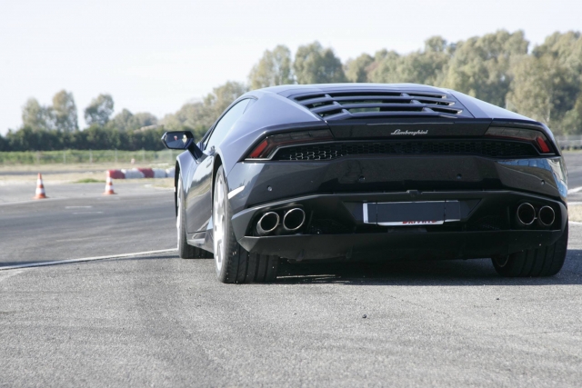  increíble parle trasera del Lamborghini 