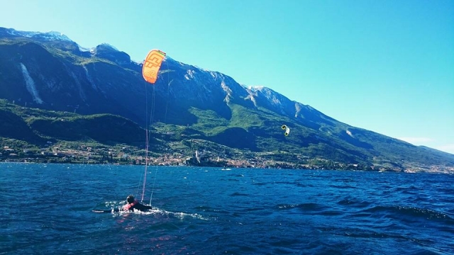 Día de kitesurf