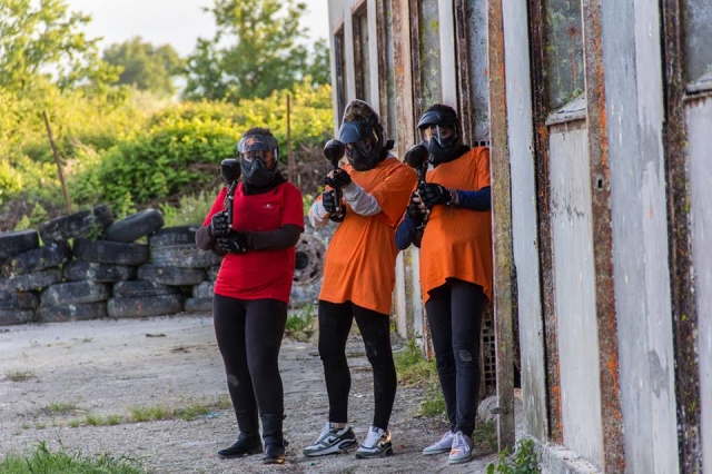 Equipo listo para la acción 