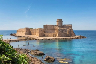 Renta de pontón de 40 CV (4h), Le Castella