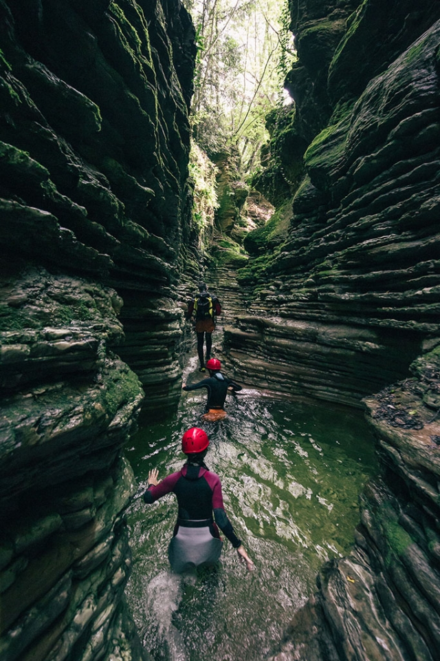 Barranquismo en Val Maggiore durante 2 horas
