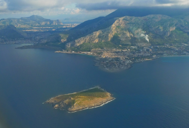  Vista de Isola delle Femmine 