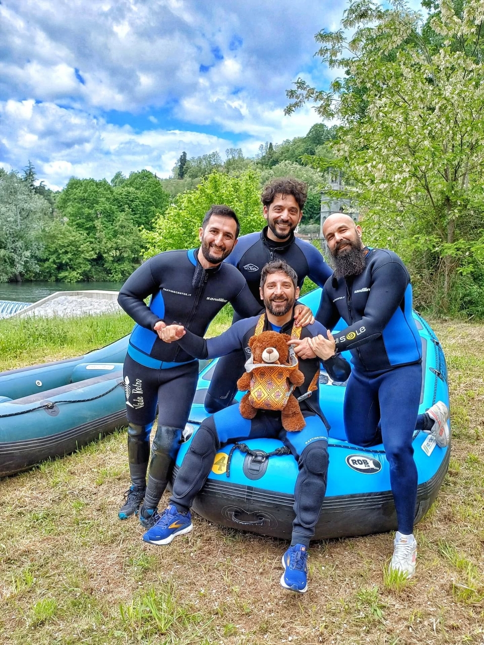  listo para rafting