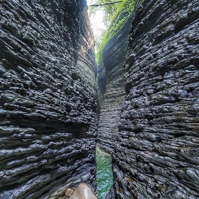  Las paredes de los cañones 