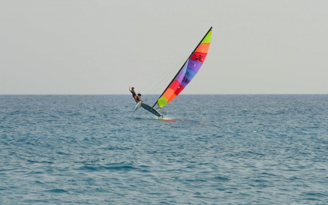  Offshore con el catamarán 
