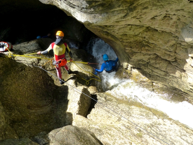  Entre las rocas del cañón 