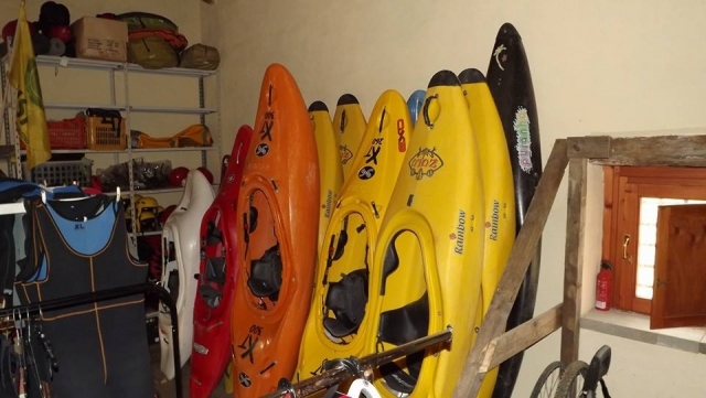  Nuestros kayaks. 