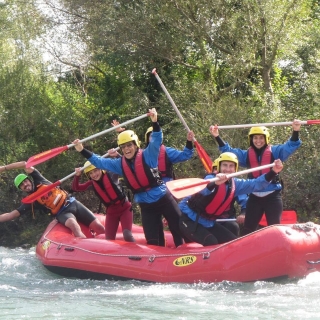 Rafting en el río Tanagro o Sele 8 horas