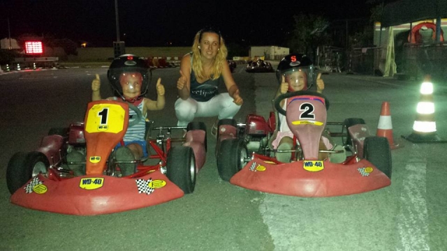  En la línea de salida